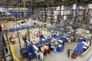 het magazijn met 30.000 artikelen